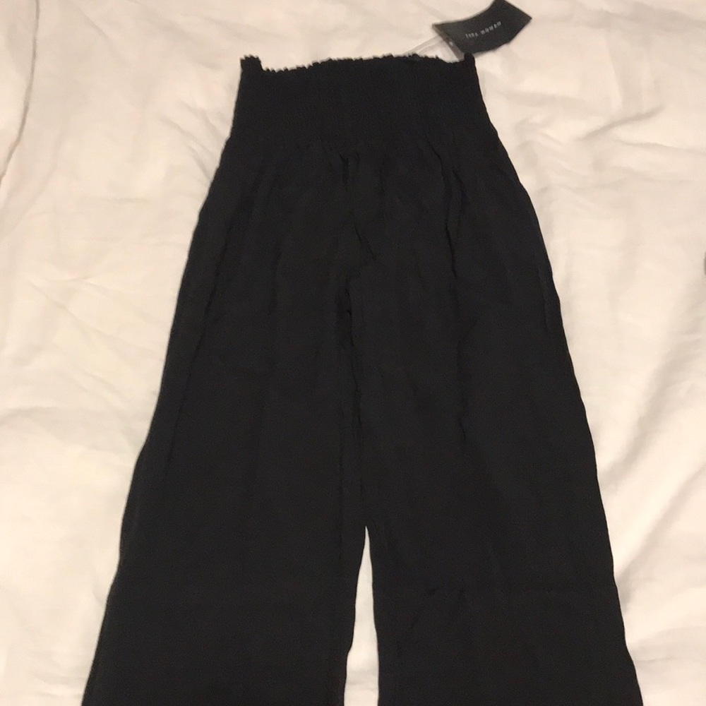 Black wide pants